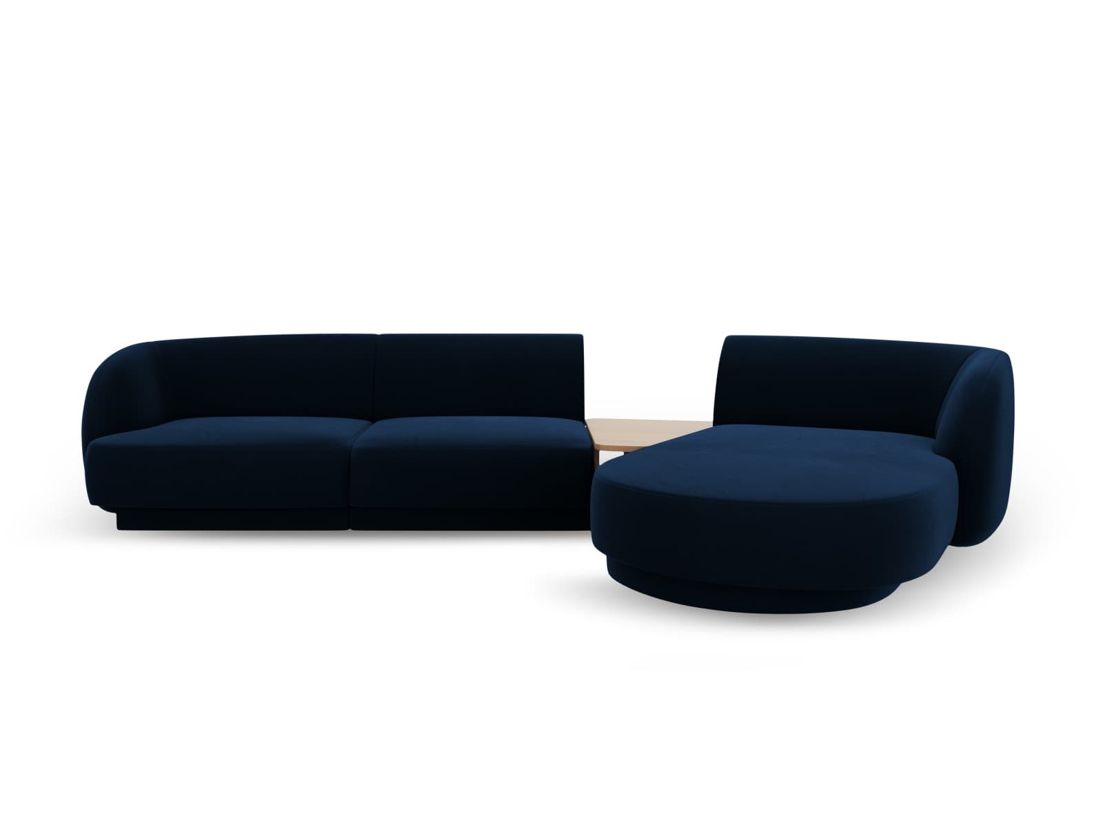 MICADONI Modulsoffa i sammet höger, "Miley", 3 sitsar, 300x145x70
