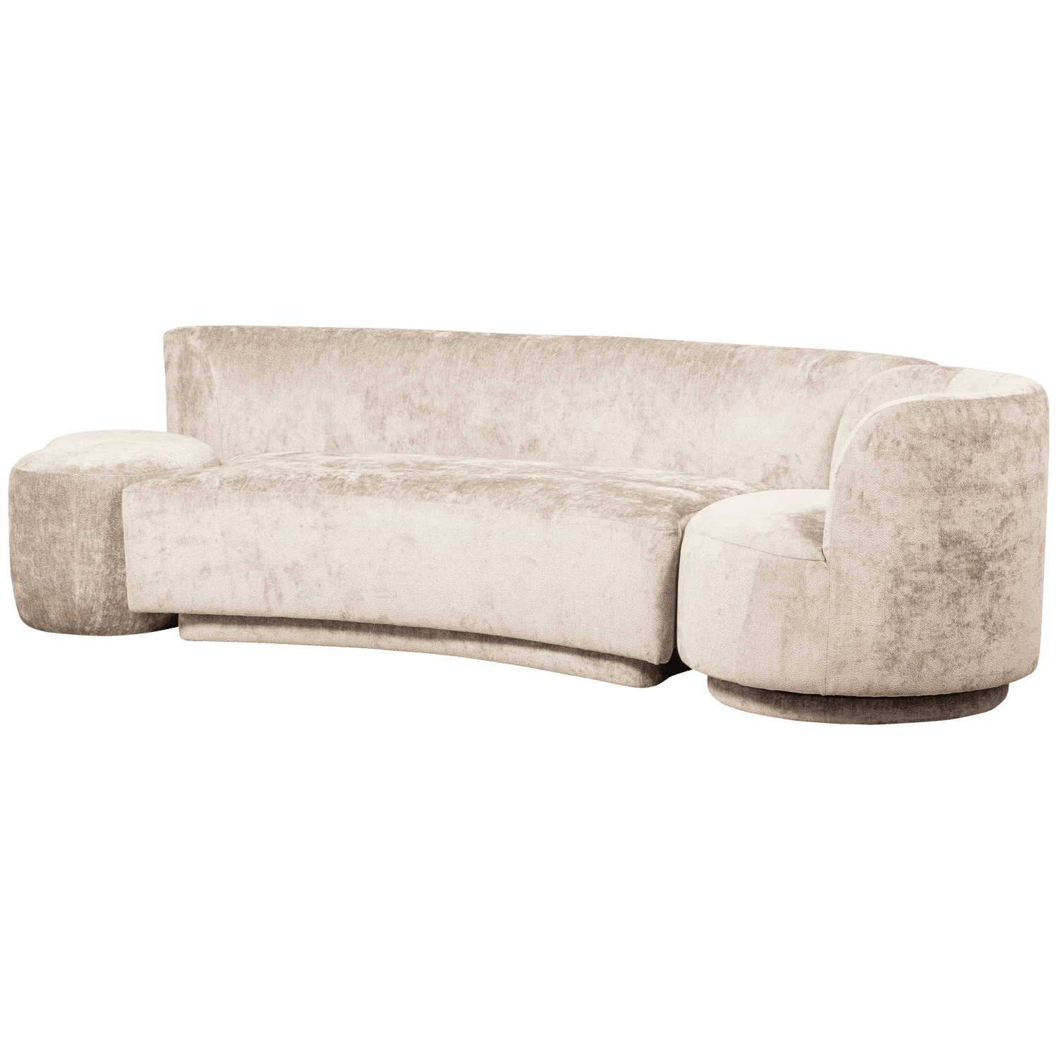 WOOOD KOMBI-POPULÄR: SOFFA + FÅTÖLJ + POUF NATURLIG