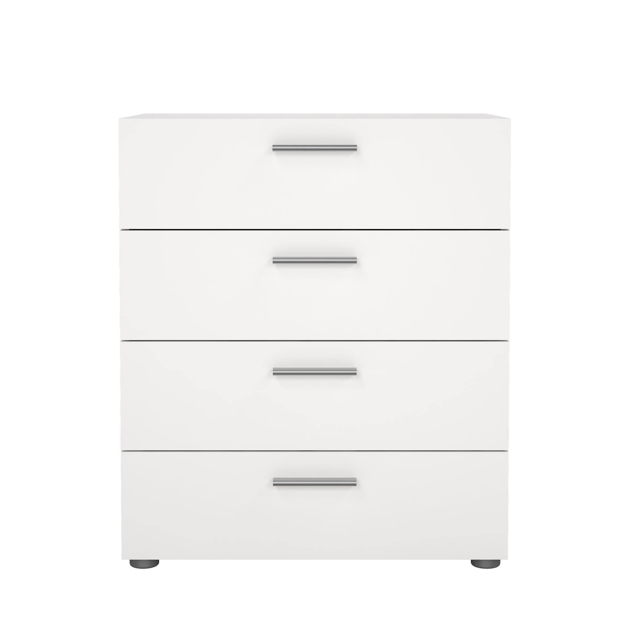 TVILUM Pepe byrå - vit laminat, 4 lådor