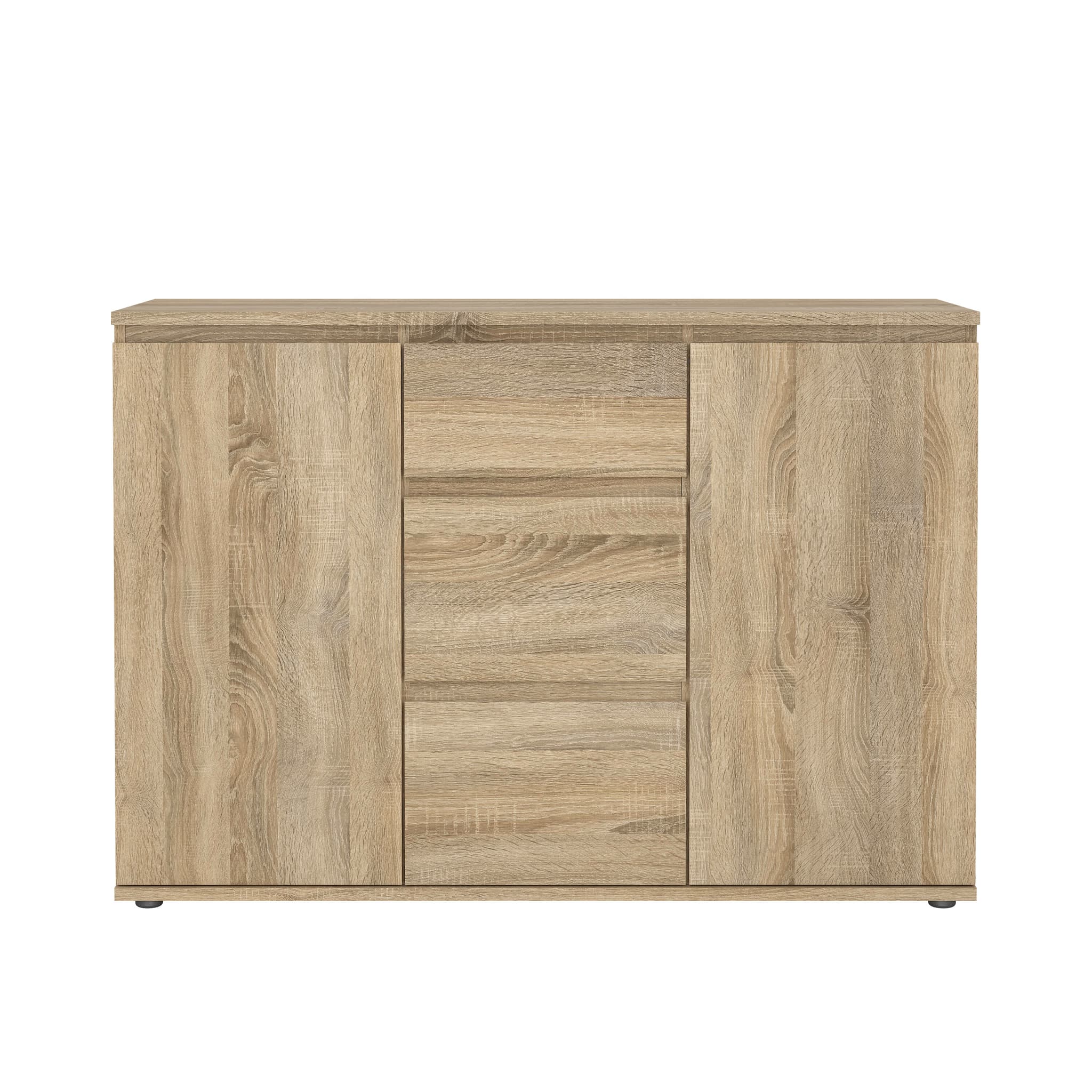 TVILUM Nova skänk - naturfärgat kompositträ, ekstruktur, (84x40)
