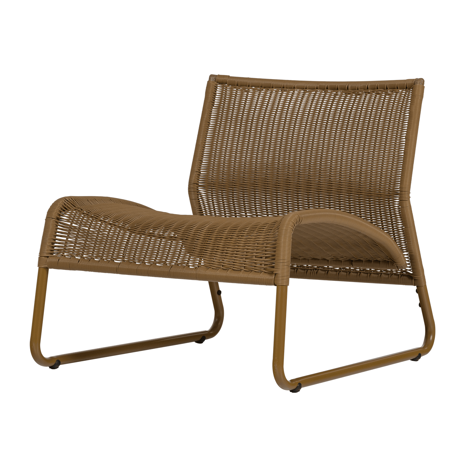 WOOOD West Garden Lounge Chair Honungsgul