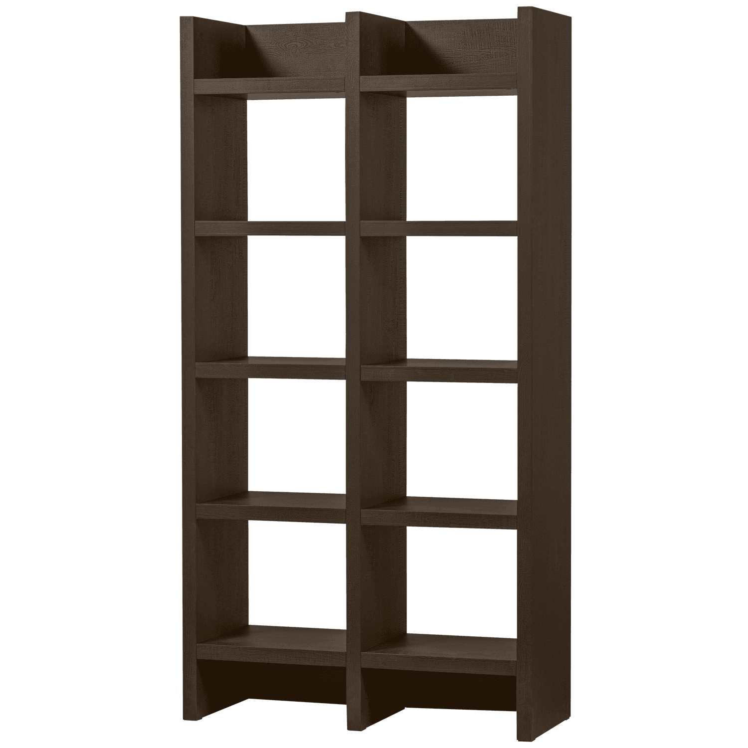 ÖPPET SKÅP I MDF MÖRKBRUNT WOOOD TIMO 195x100x40CM