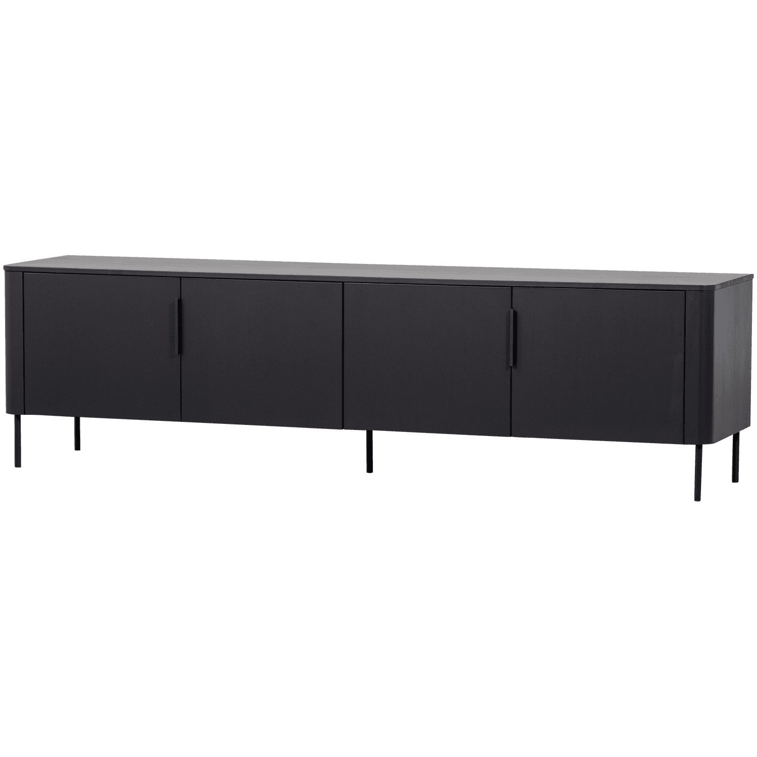 WOOOD Gunnar TV-skåp 200 cm mattsvart [Fsc]