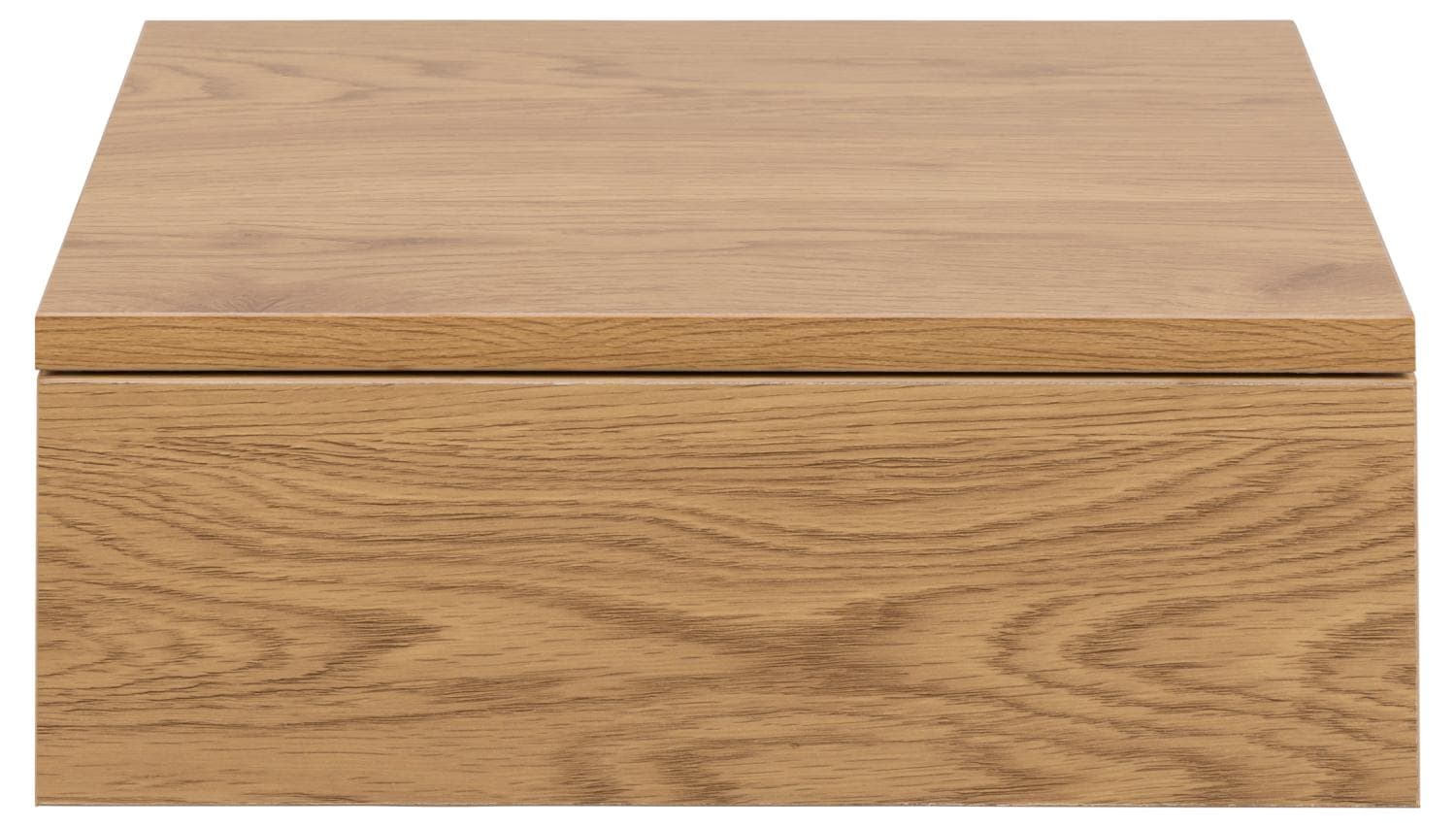 ACT NORDIC Avignon vägghängt sängbord, m. 1 låda - naturligt vild ekpapper MDF (37x32)