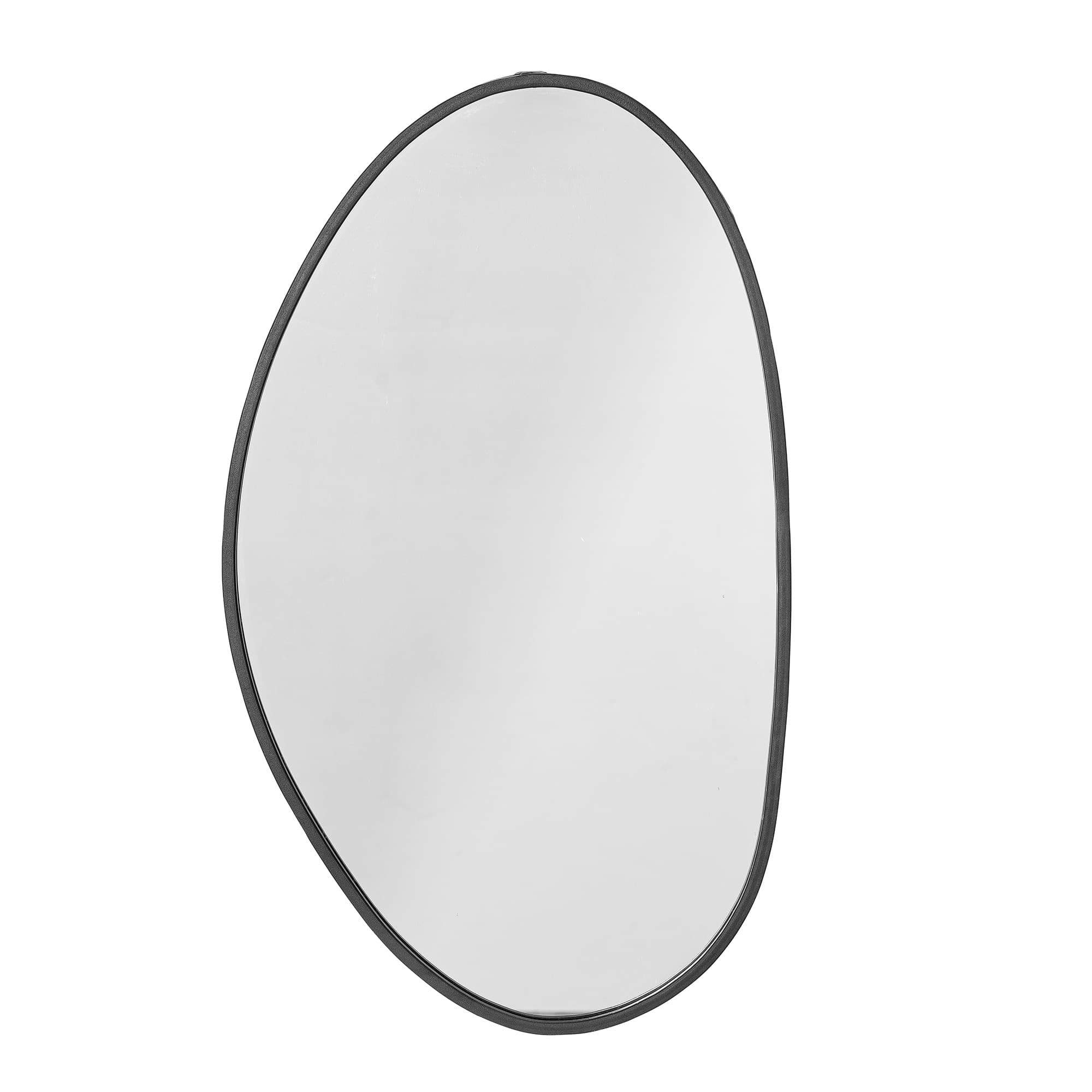 CREATIVE COLLECTION Faun Spegel, Svart, Järn, L70xH40xB2 cm