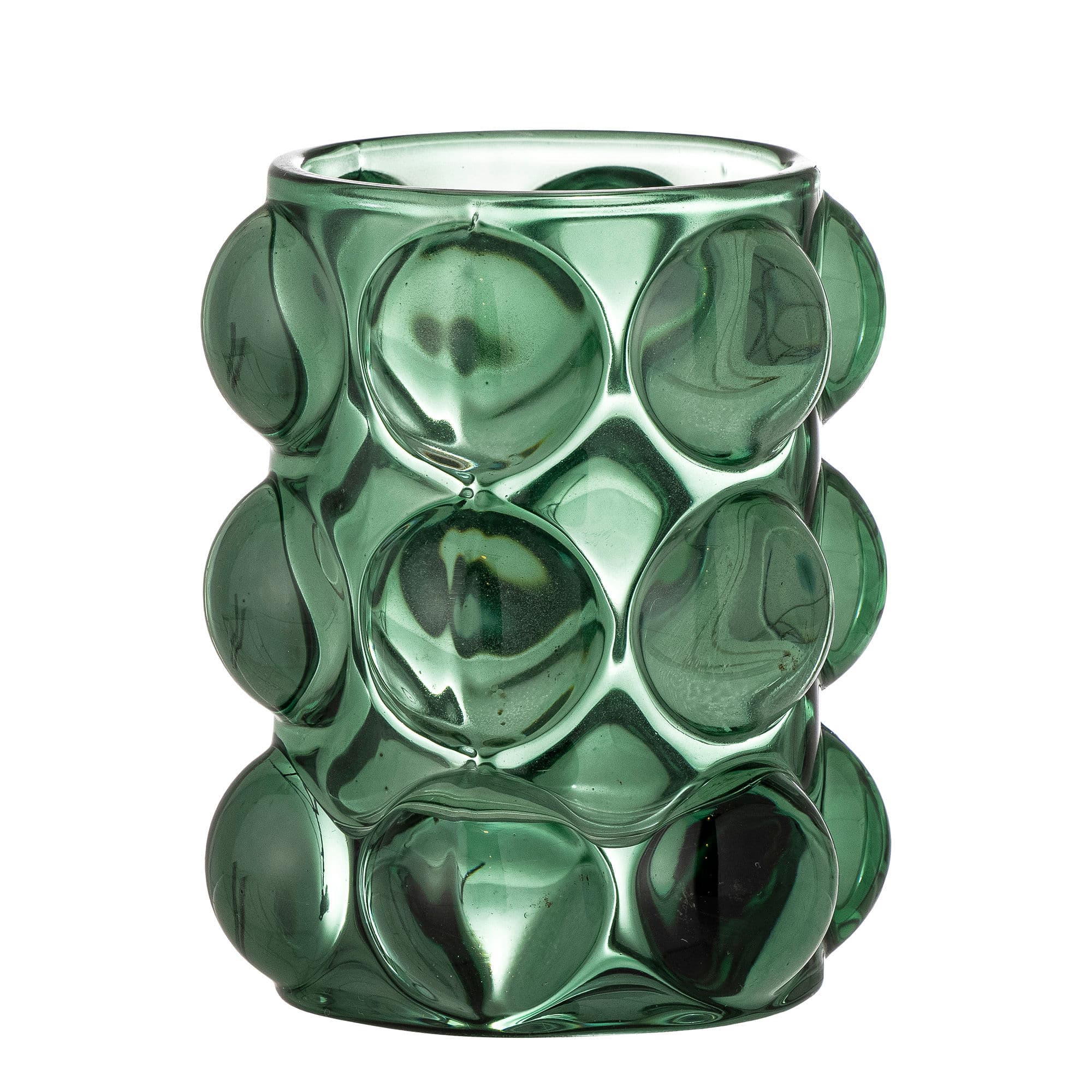 BLOOMINGVILLE Deni värmeljushållare, grön, glas