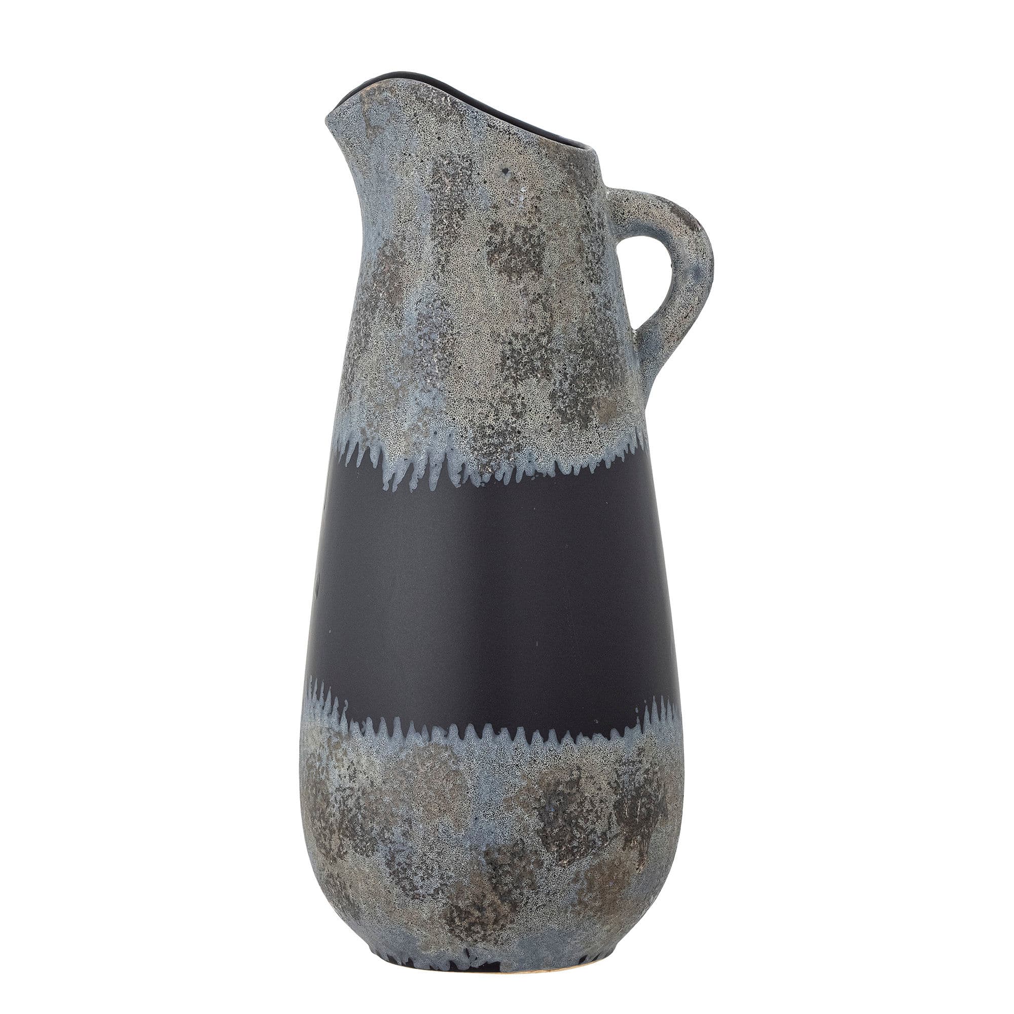 CREATIVE COLLECTION Khumo Vas, Svart, Stengods