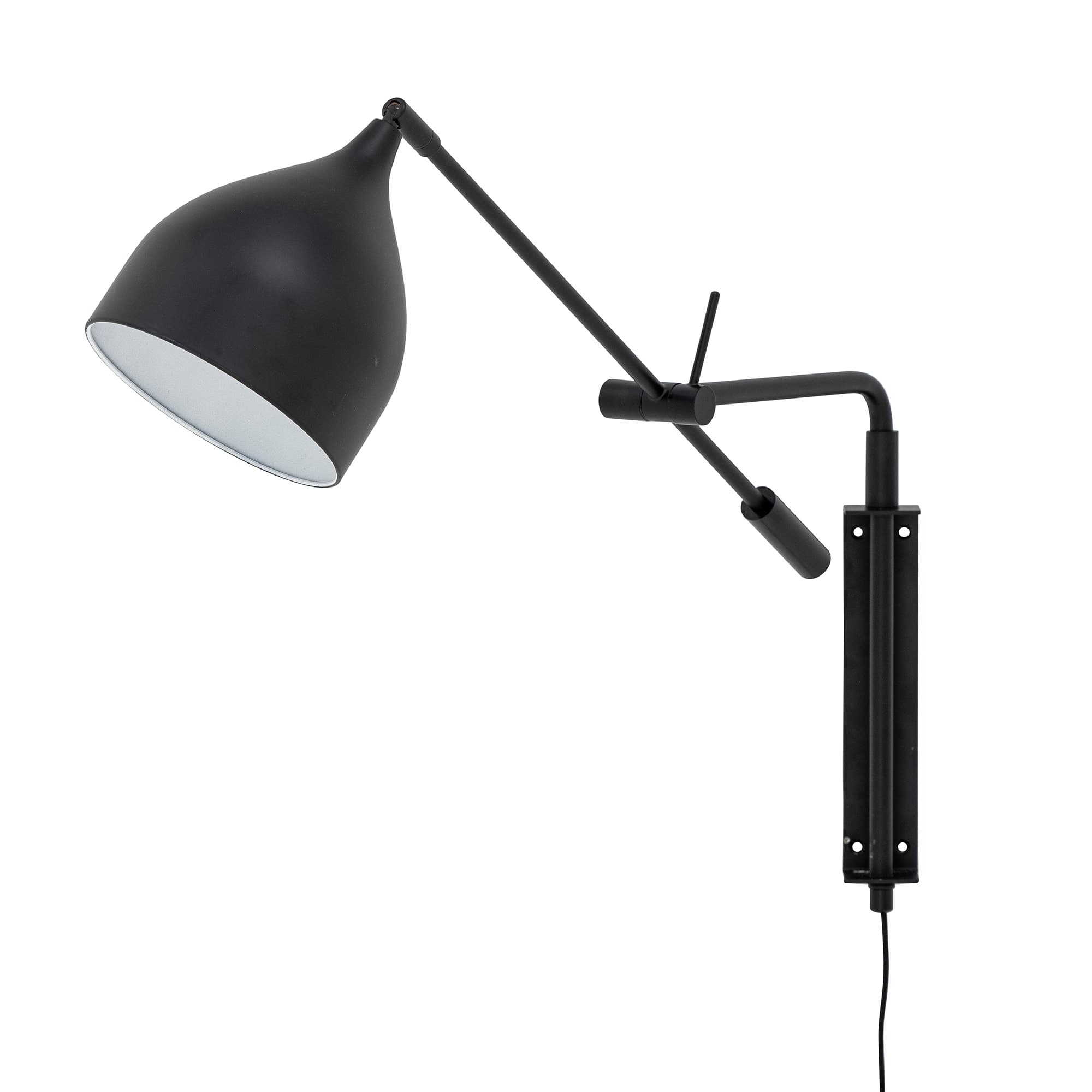 BLOOMINGVILLE Lyam vägglampa - svart järn