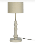 ZUIVER Totem bordslampa - beige aluminium