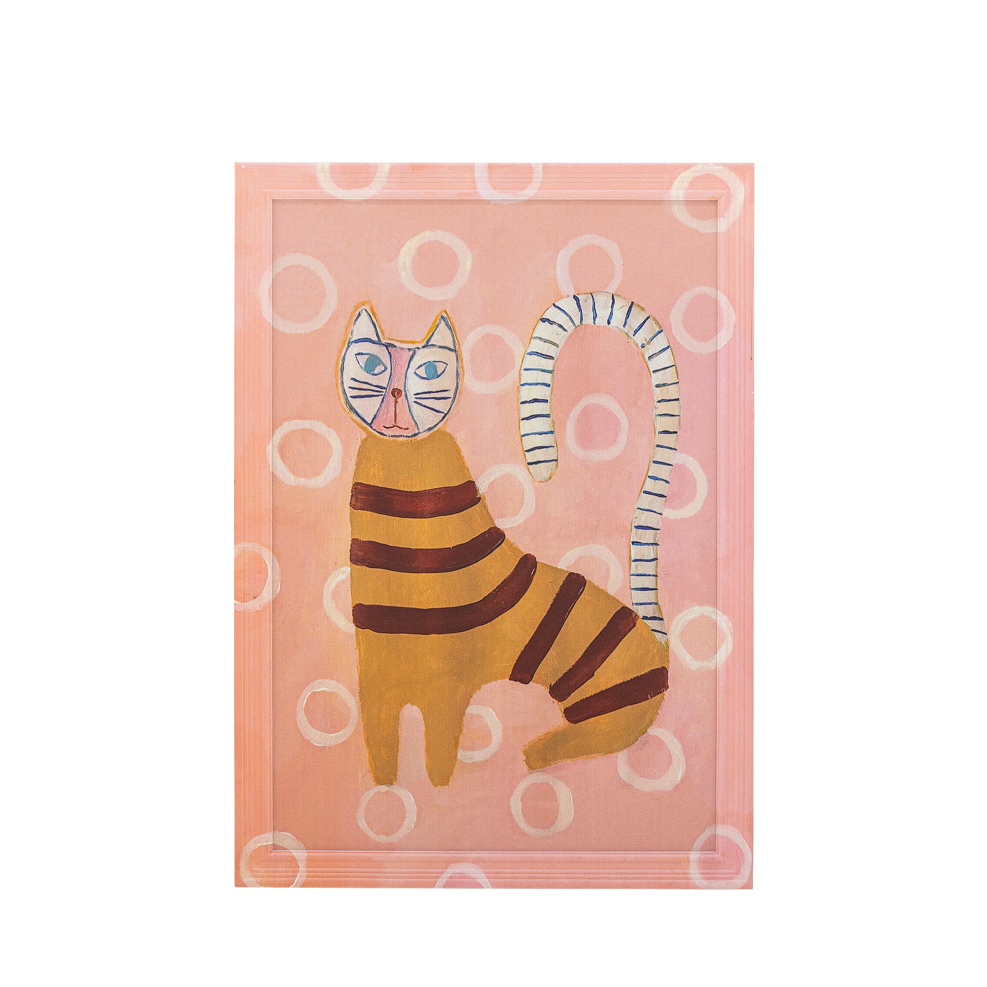 BLOOMINGVILLE Missy Illustration med ram, Rosa, Tall (L40xH56xB2 cm)