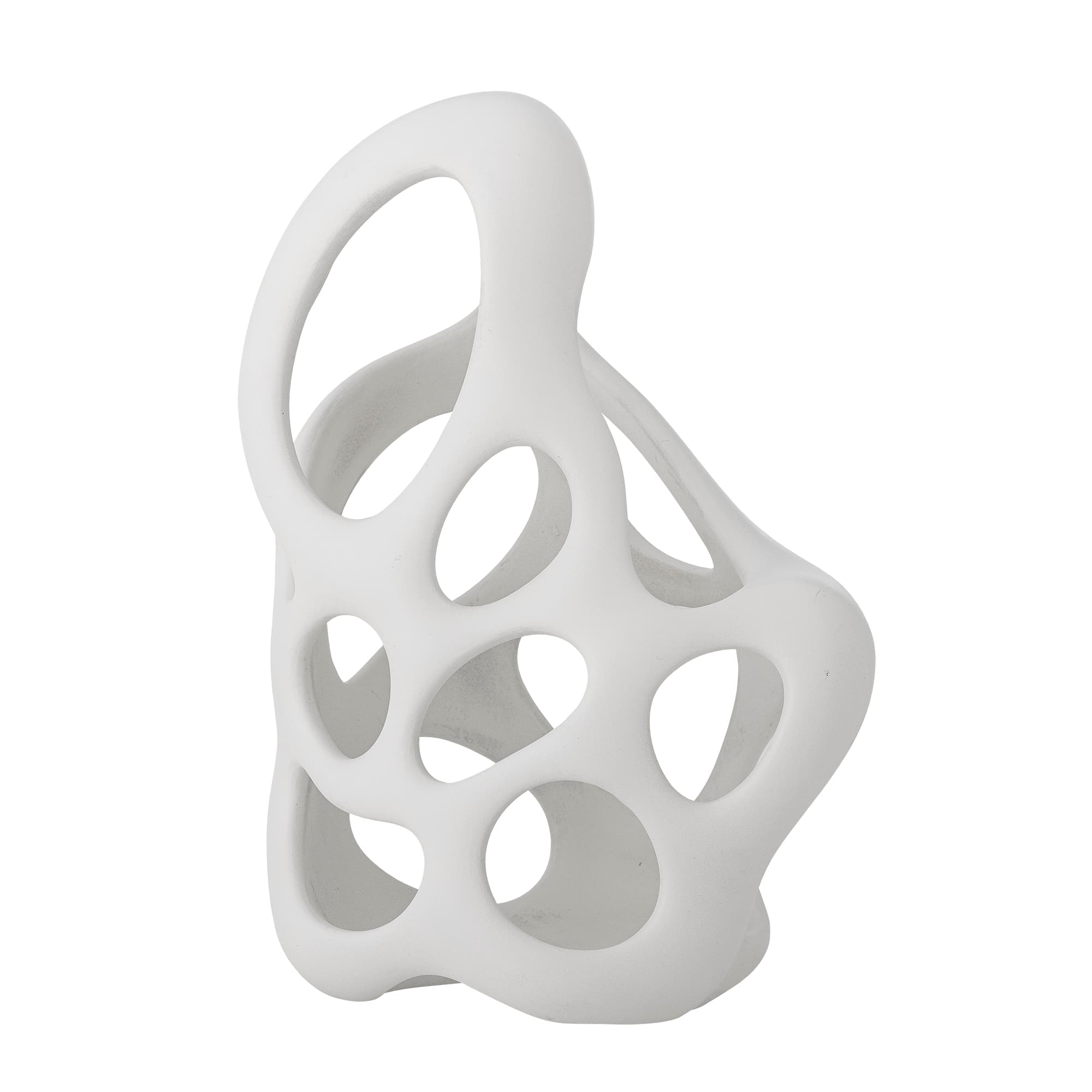 BLOOMINGVILLE Skåldekoration, Vit, Polyresin (L17,5xH22,5xB13,5 cm)