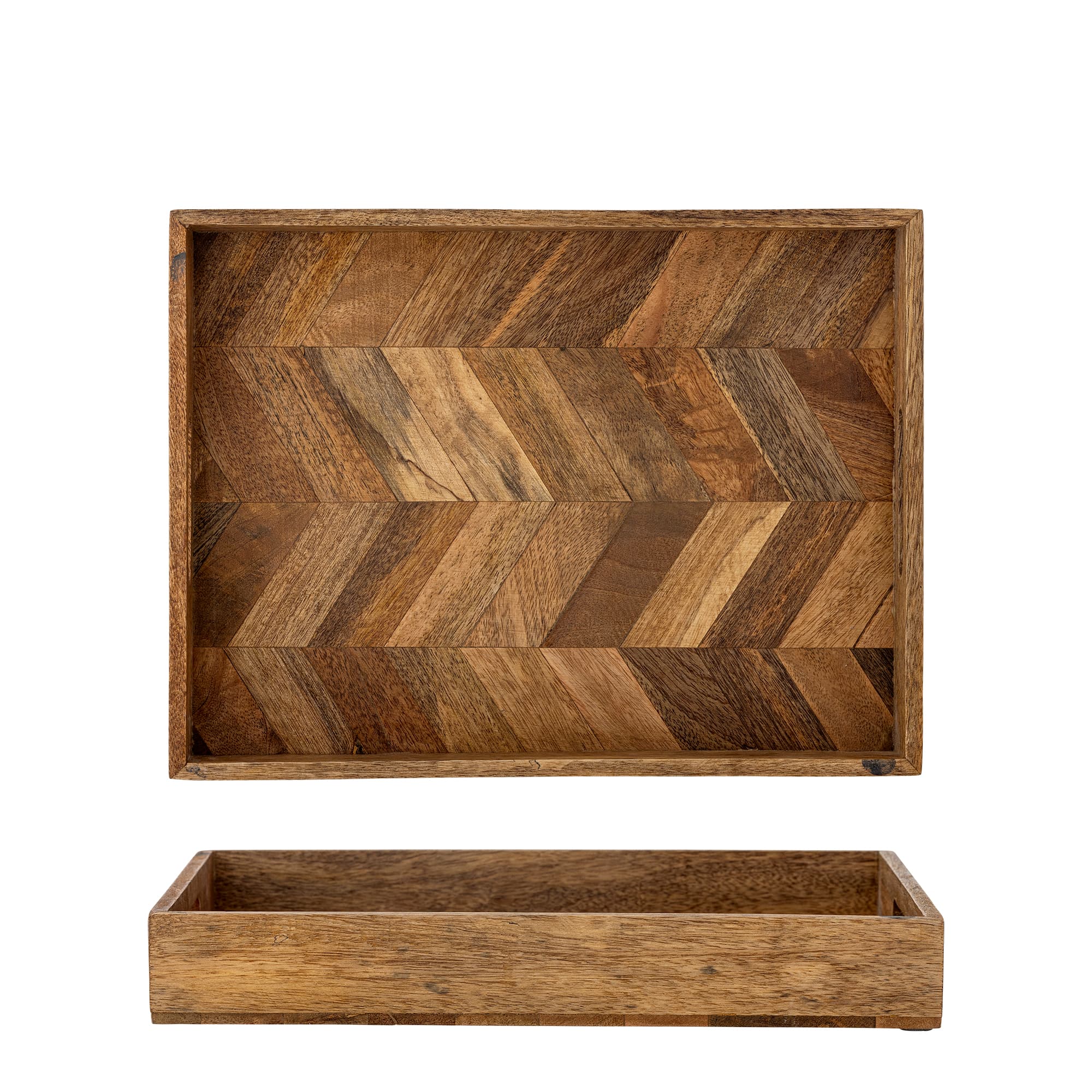 BLOOMINGVILLE Katalyn serveringsbricka, naturlig, FSC 100%® Mango