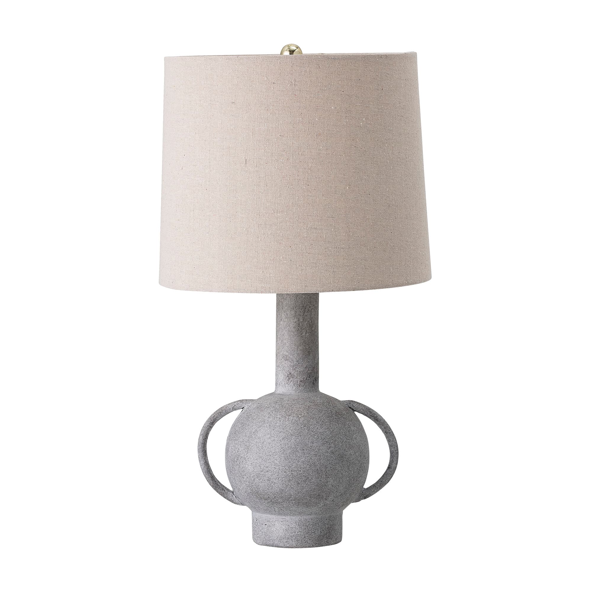 BLOOMINGVILLE Kean Bordslampa, Grå, Terrakotta, D30,5xH58,5 cm