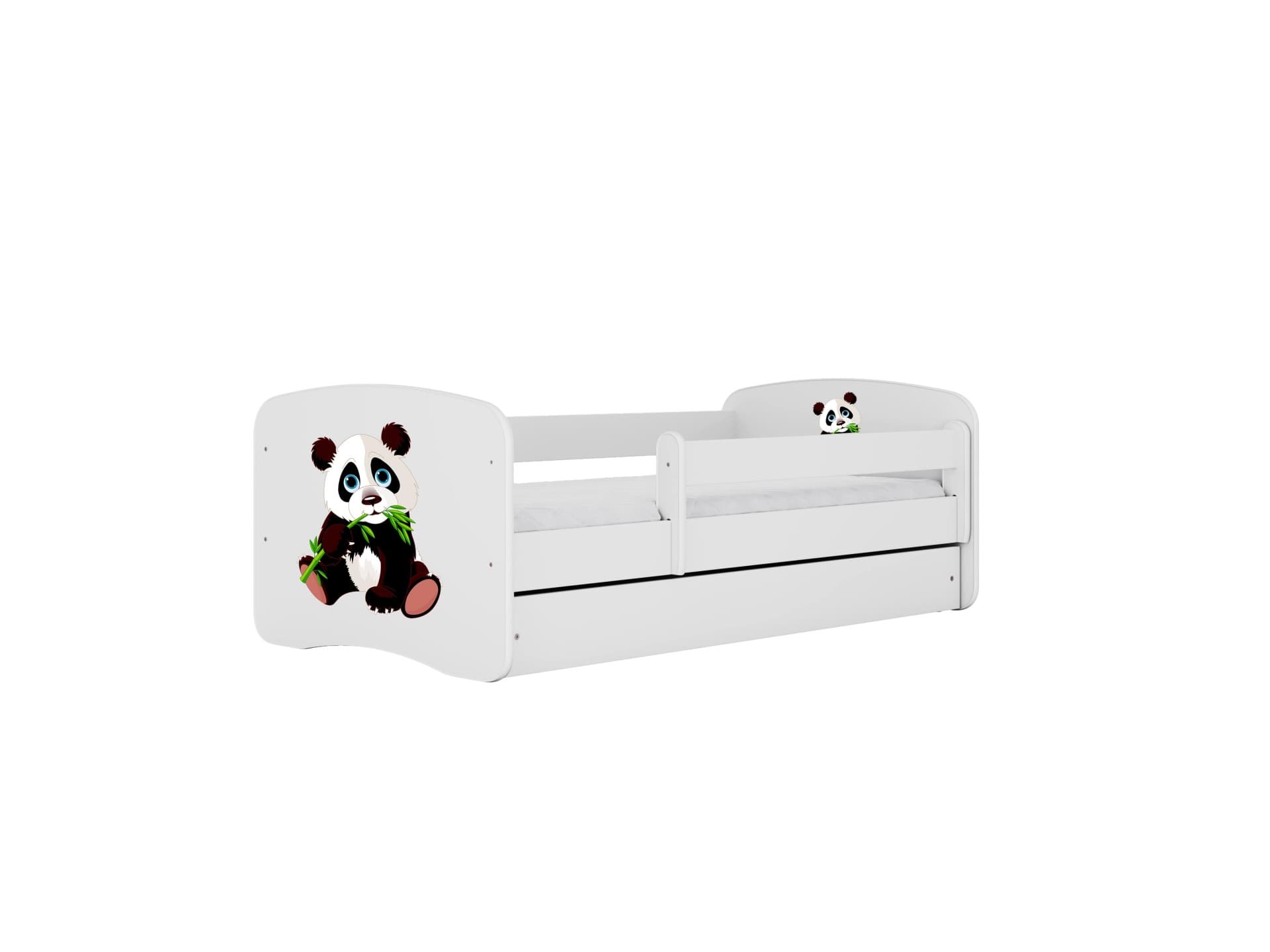 KOCOT KIDS Säng babydreams vit panda 2 utan låda med madrass 140/70