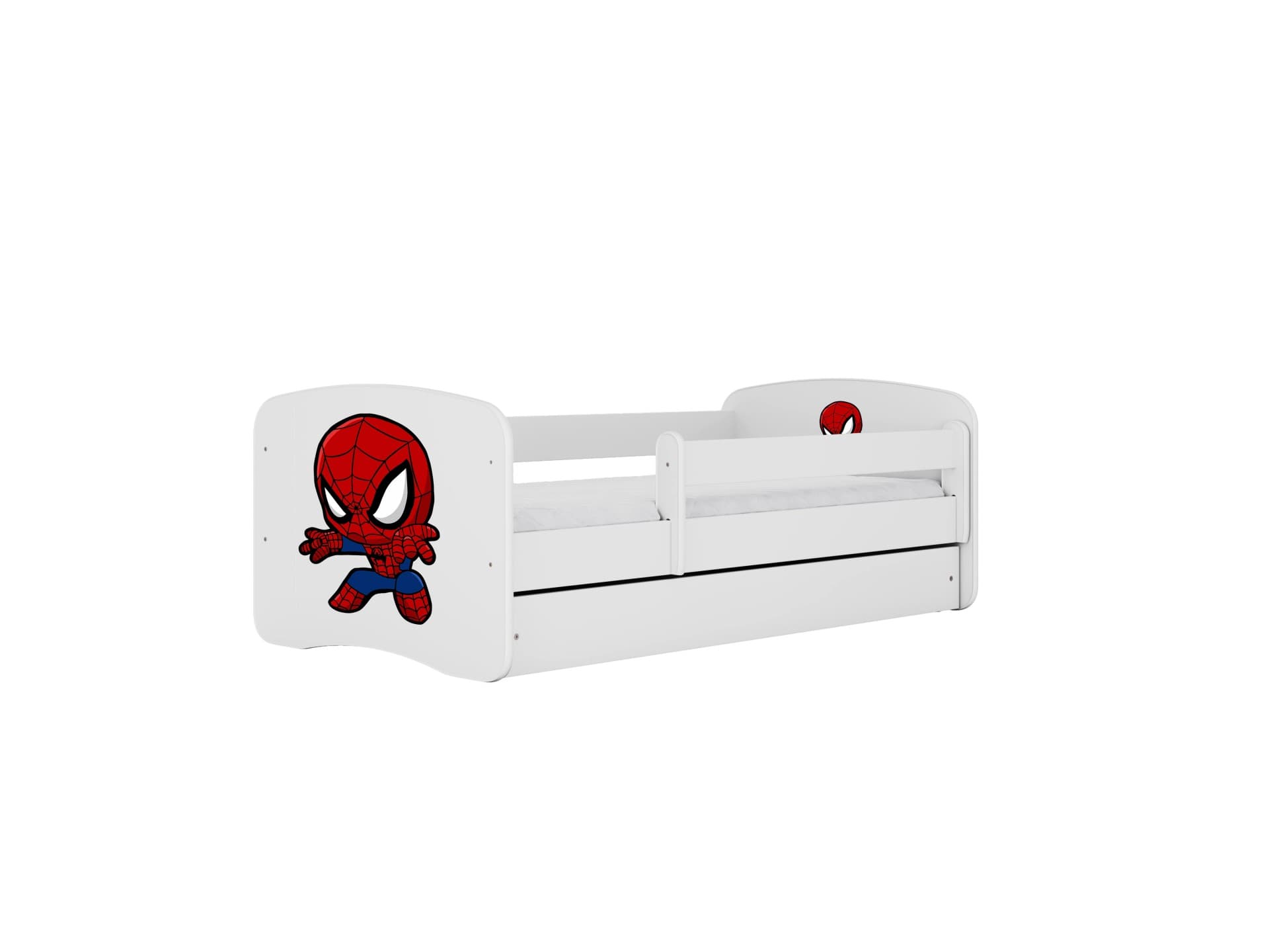 KOCOT KIDS Säng babydreams vit spiderman utan låda med madrass 160/80