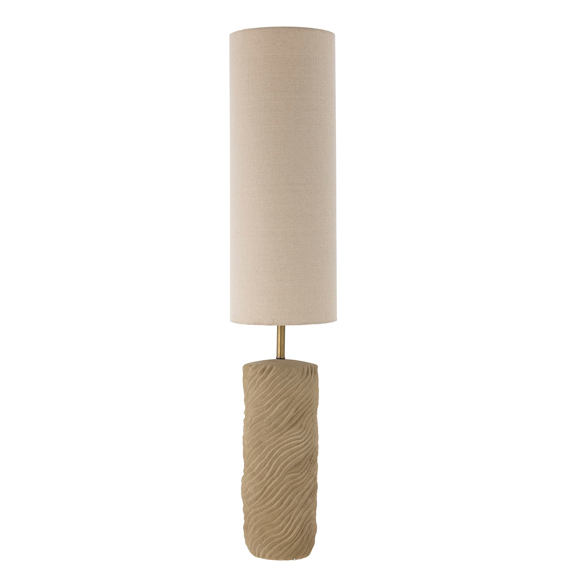 BLOOMINGVILLE Payah golvlampa - naturlig bomull och stengods