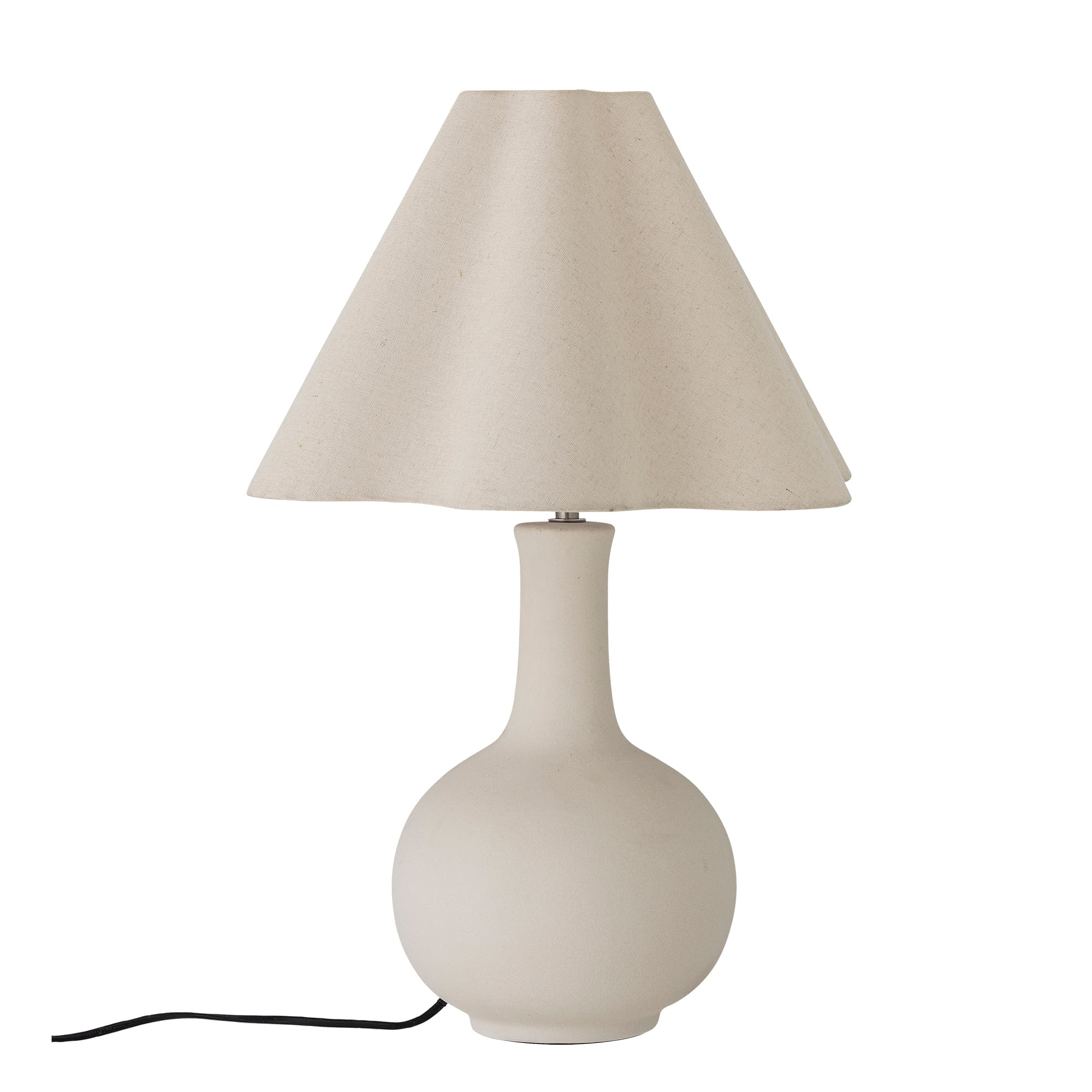 BLOOMINGVILLE Heide bordslampa, vit, stengods
