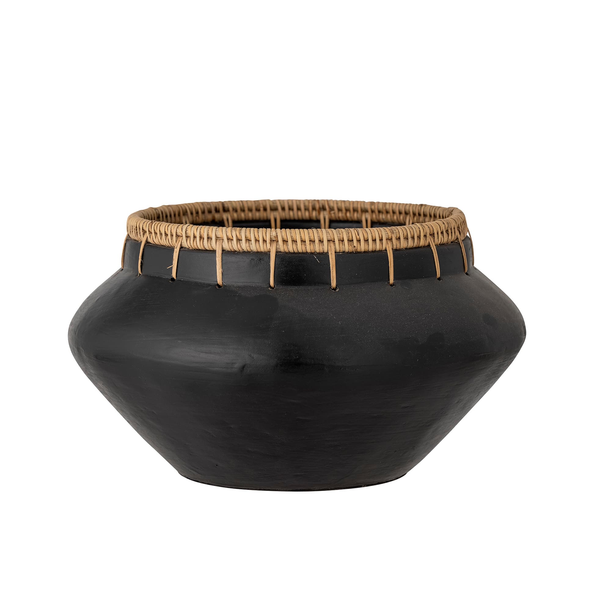BLOOMINGVILLE Dixon Deco Bowl, Svart, Terrakotta, D33xH20 cm