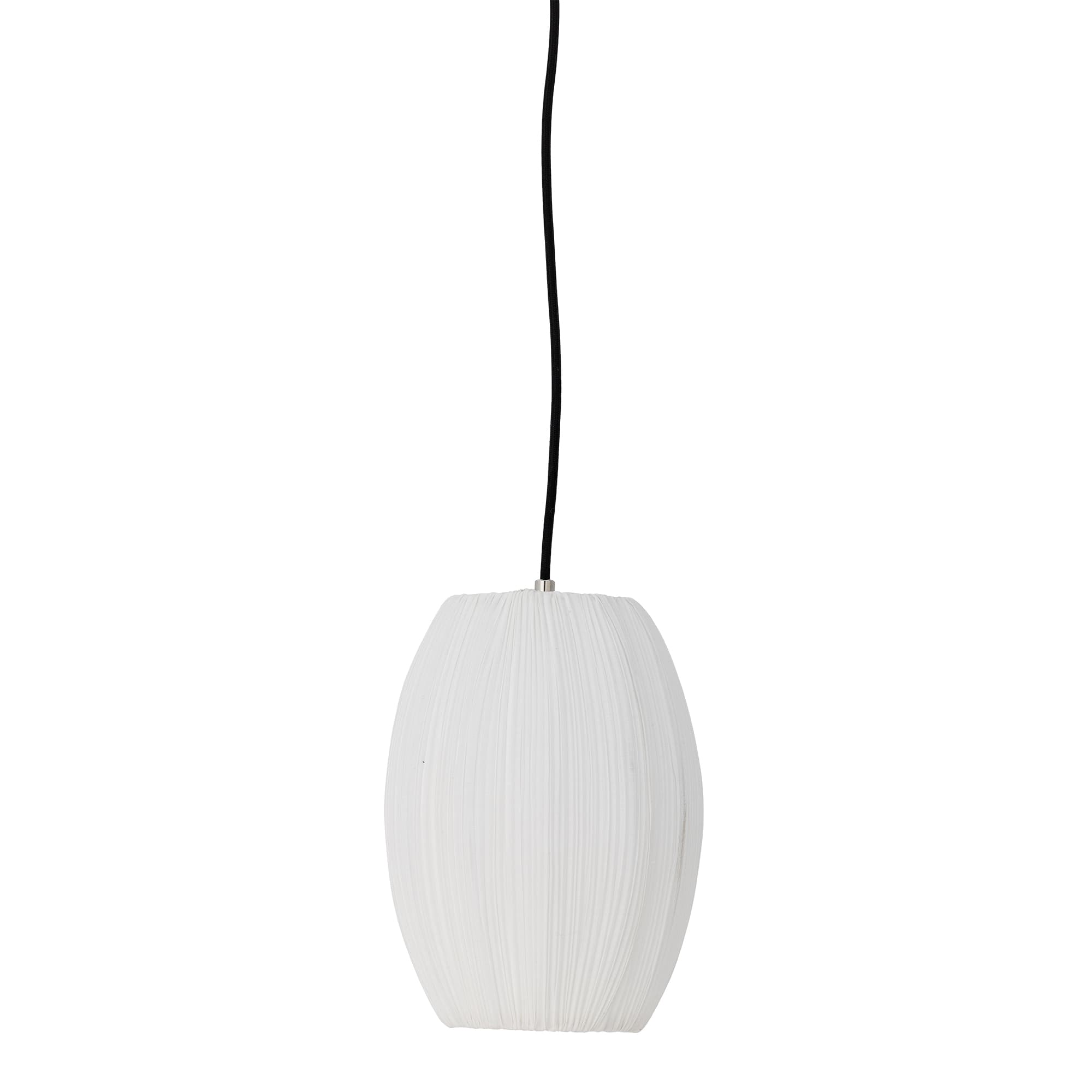 BLOOMINGVILLE Pica Taklampa, Vit, Polyester (D21xH28 cm)