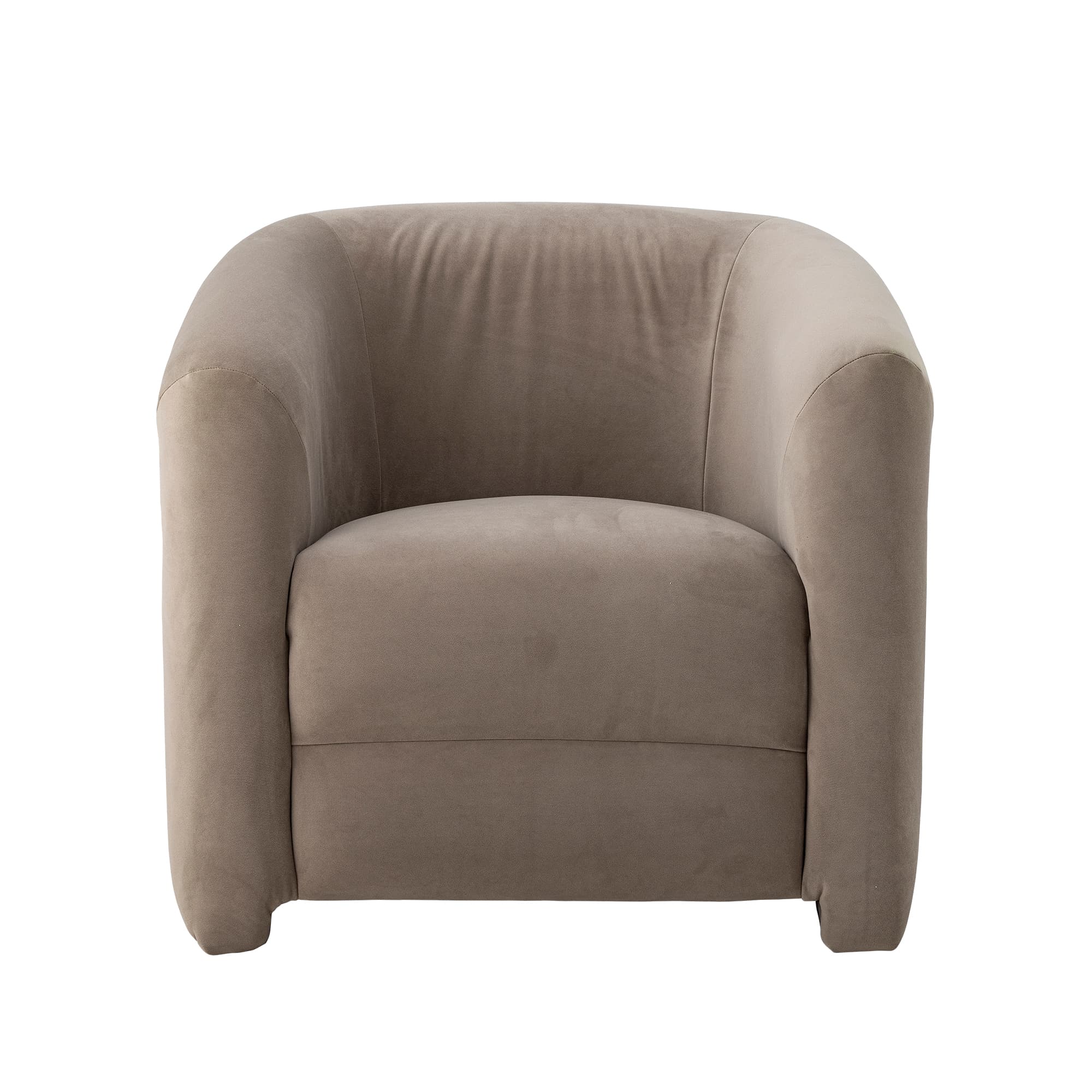 BLOOMINGVILLE Joel Loungefåtölj, Grå, Polyester (L78xH76xB78 cm)