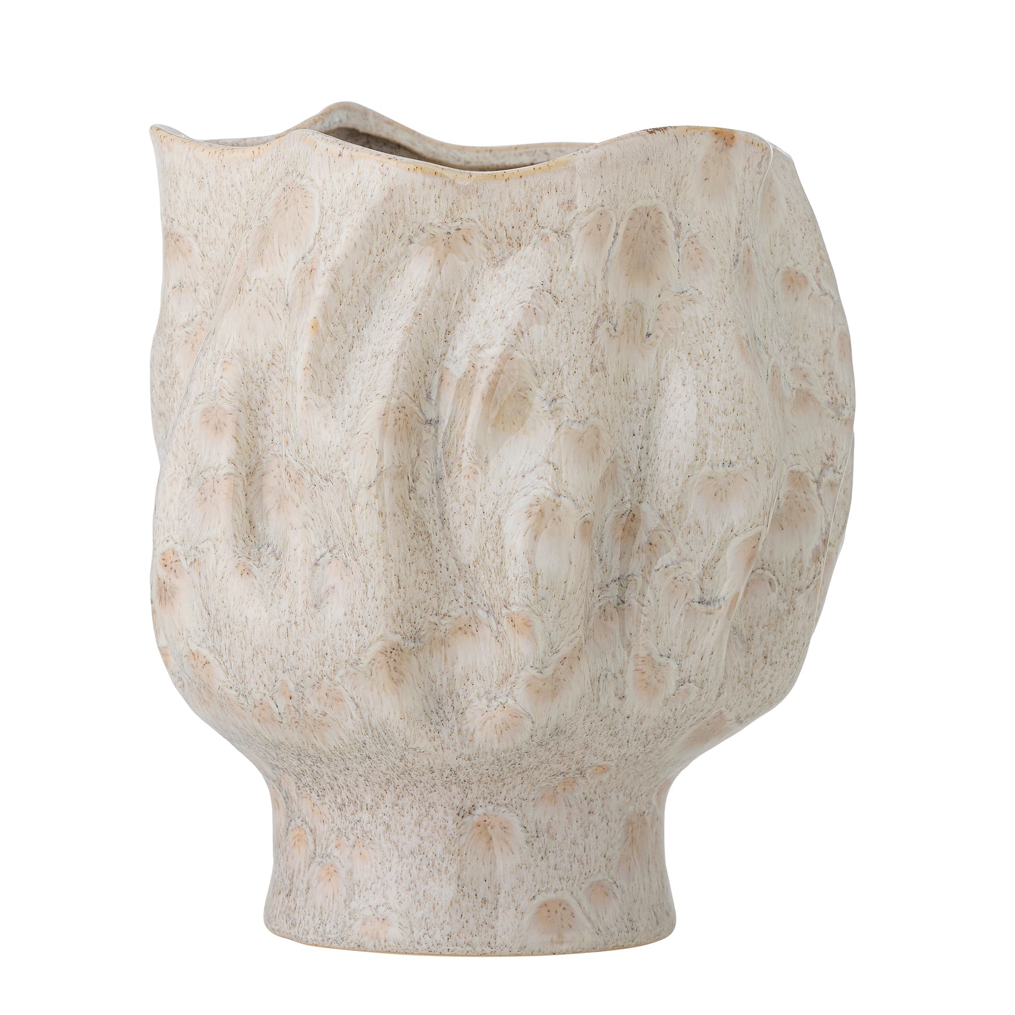 BLOOMINGVILLE Adair Vas, Vit, Stengods (D21xH24 cm)