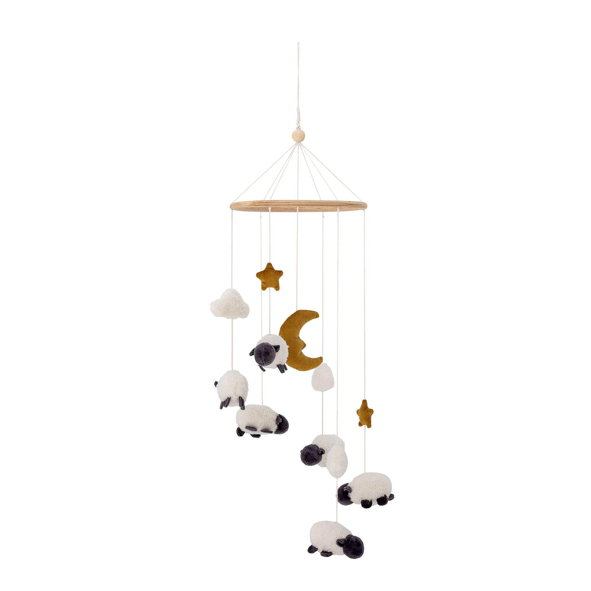 BLOOMINGVILLE MINI Dollynyckel, Vit, Polyester (D20xL75 cm)