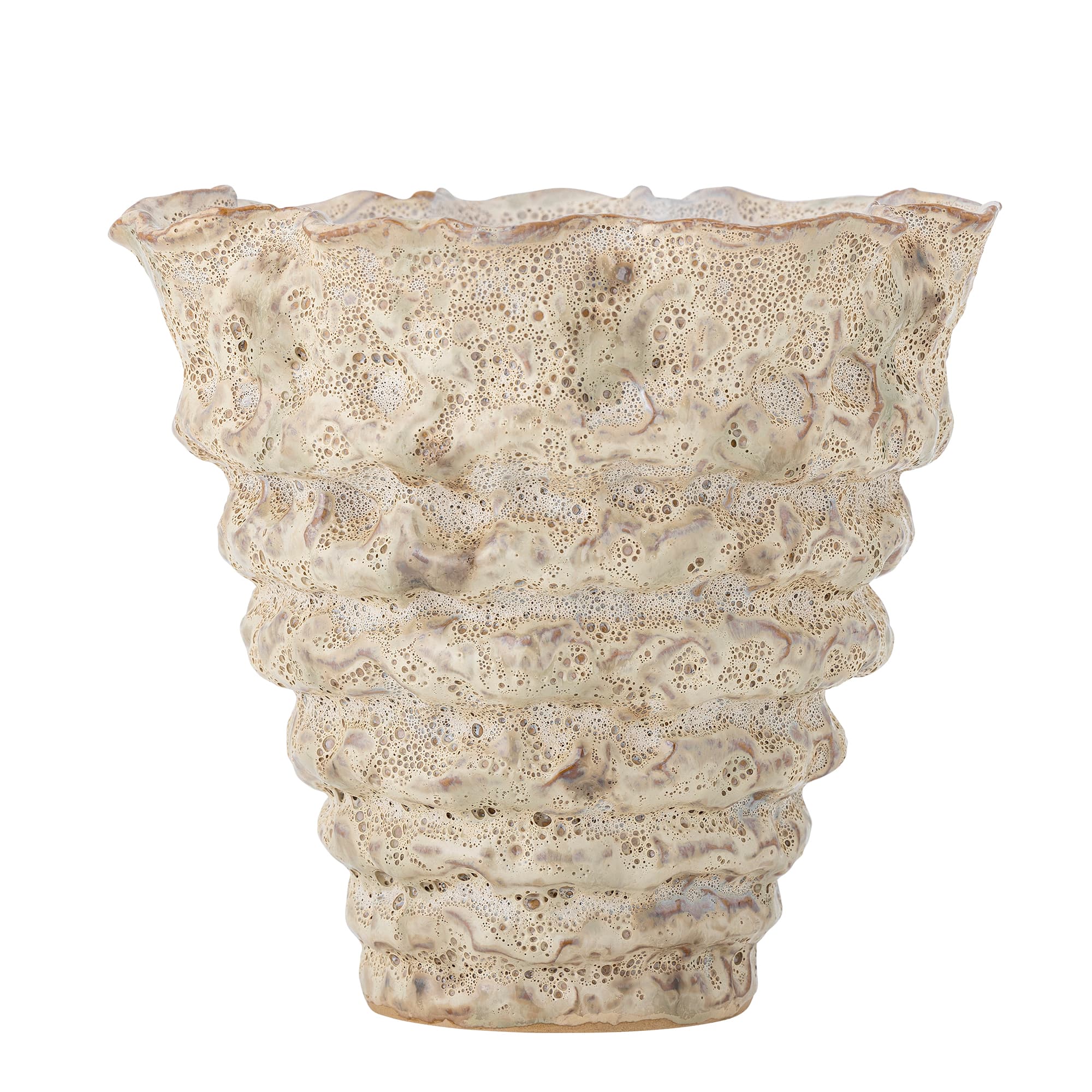 BLOOMINGVILLE Colleen krukhållare, vit, stengods (D22,5xH21 cm)
