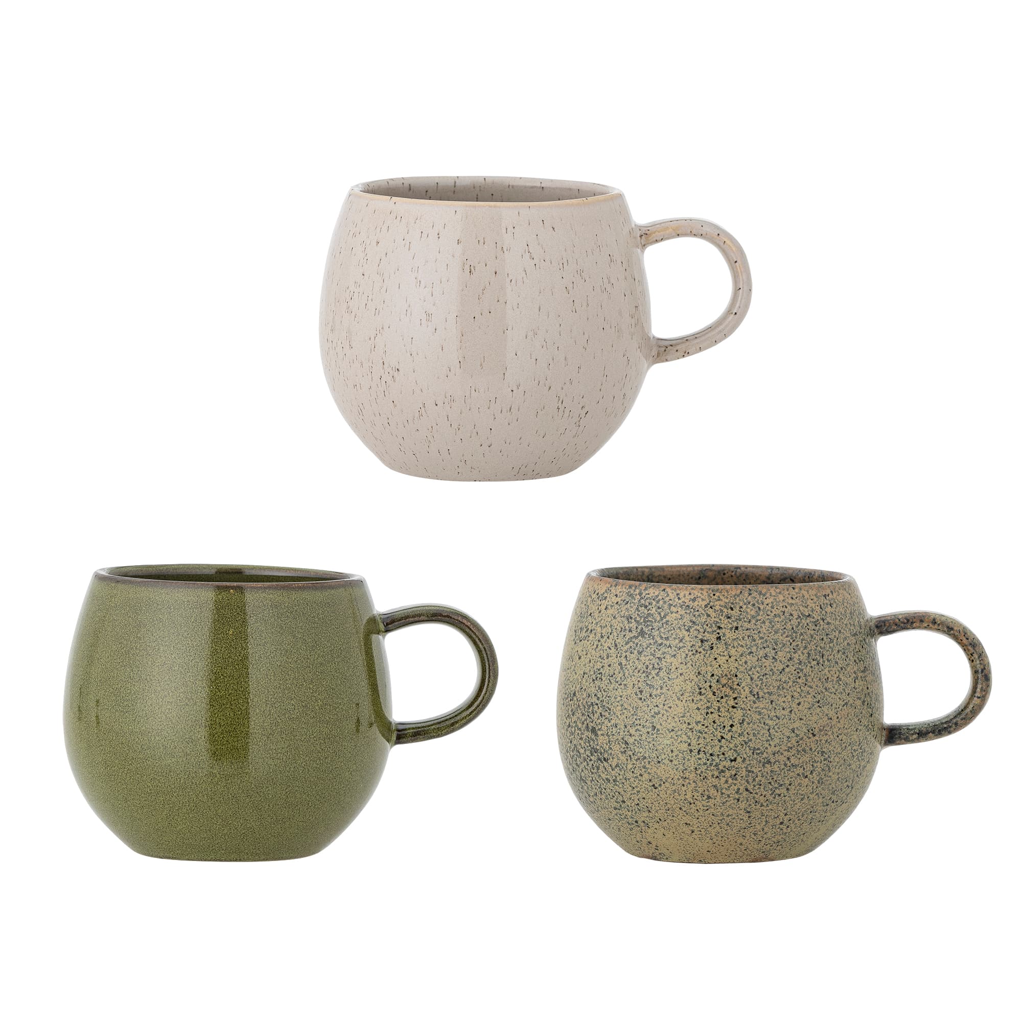 BLOOMINGVILLE Addison-mugg, Grön, Stengods
