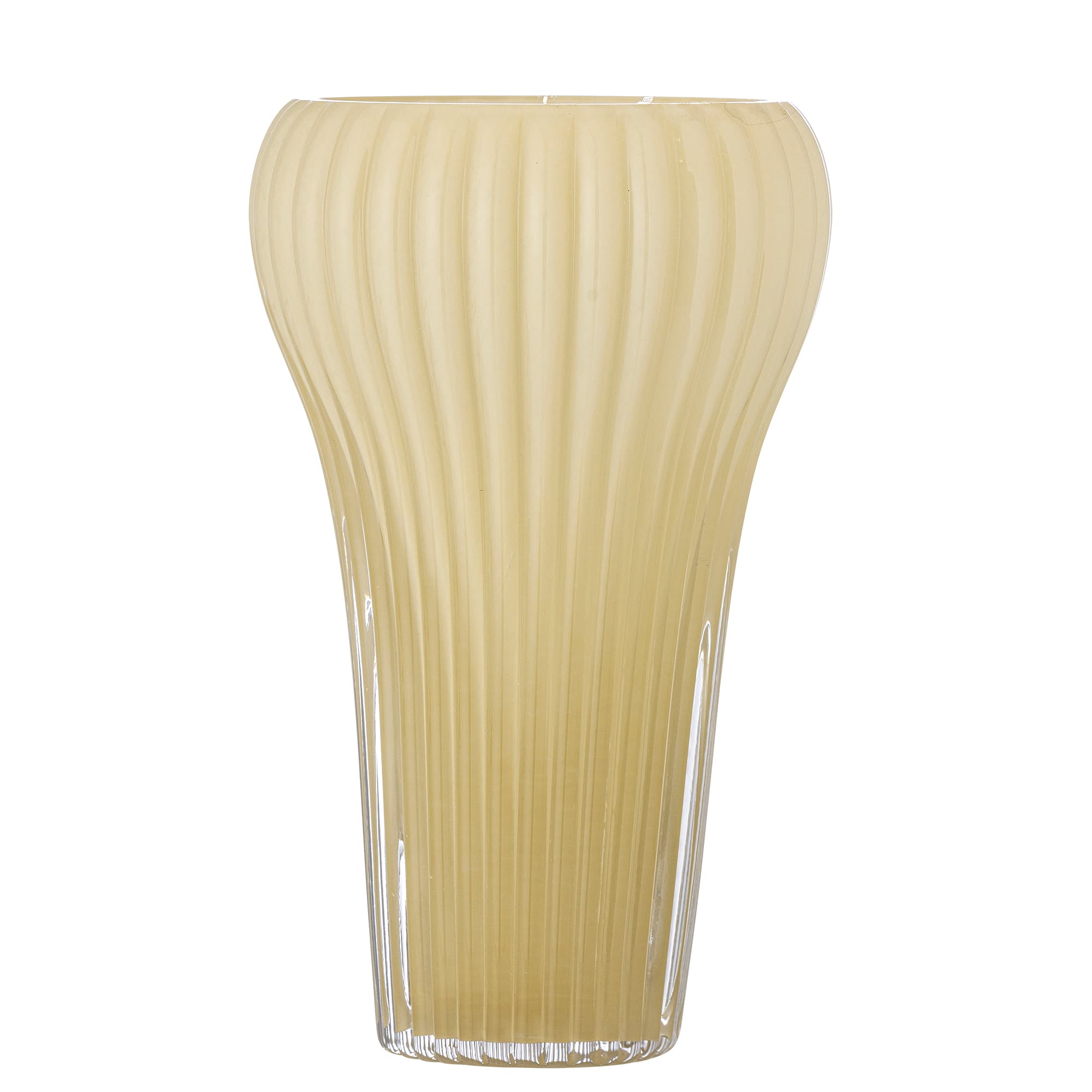BLOOMINGVILLE Averie-vas, gul, glas (D17xH28 cm)