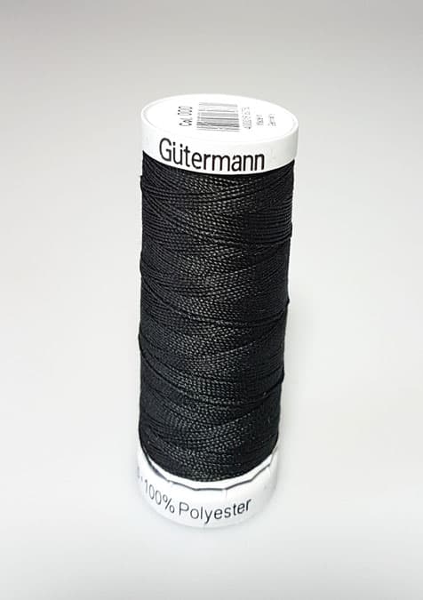Gütermann -  Extra stark sytråd - 000 Svart