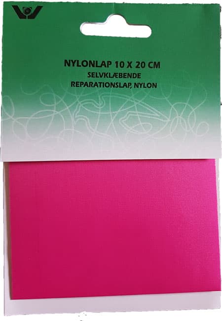 Reparationslapp Självhäftande Nylon 10 x 20 cm - Pink