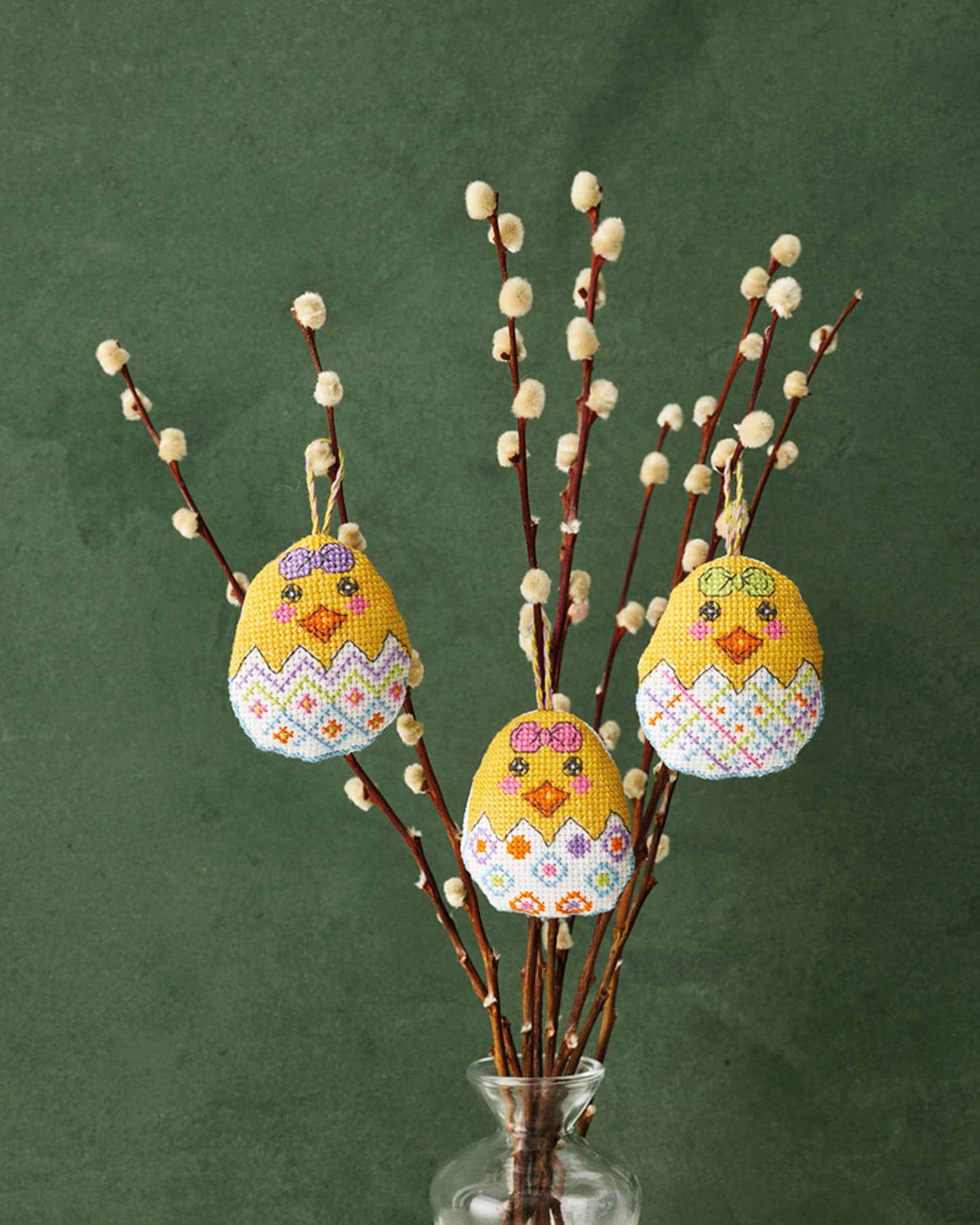 Permin Broderikit - Påskägg Broderi 3pk - 01-3445