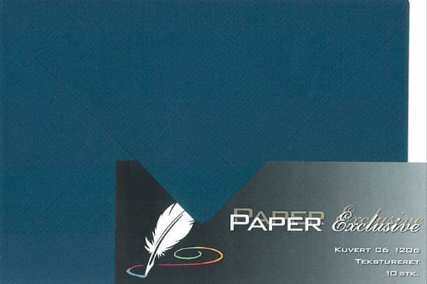 Kuvert / - Mörkeblå 10 st 013956