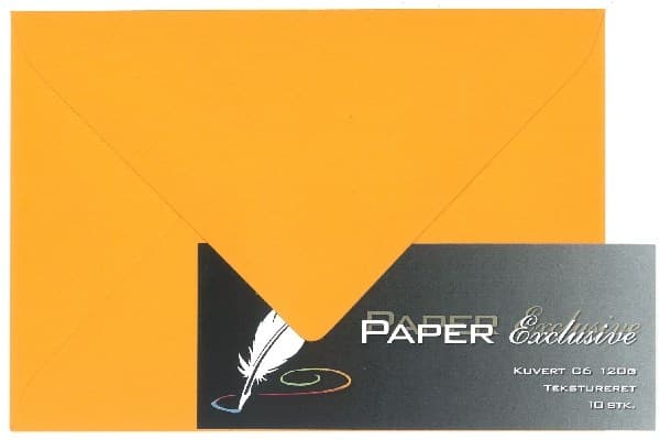 Kuvert / - Orange 10 st 014029