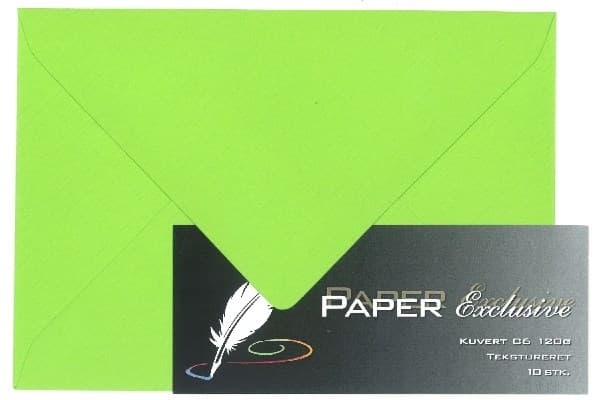Kuvert / - Lime 10 st 014030
