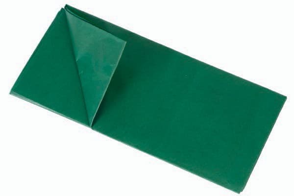 Silkespapper 50 x 70 cm 5 ark Mörkgrönt