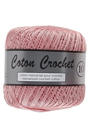 Merceriserat Bomullsgarn Coton Crochet Lammy Yarn Fv 031 L.Rosa