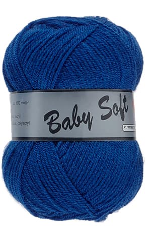 Baby Soft Garn Lammy -  Mjuk Baby Garn Fv 039 Koboltblå