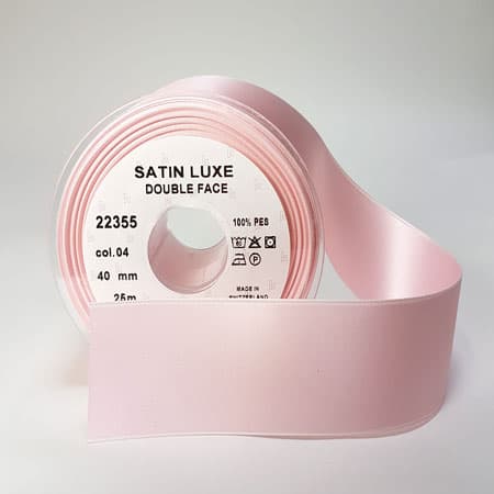 Satinband/Silkesband - Sart Ljuse röd satinband - nr 04 10 mm