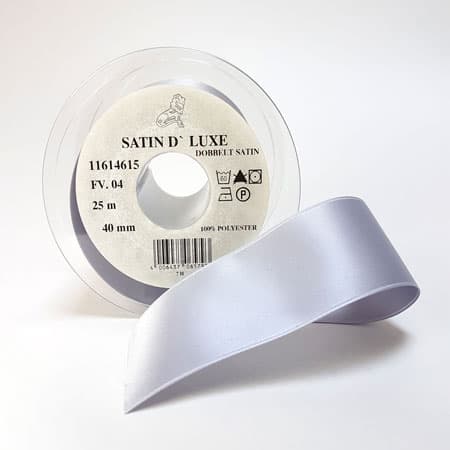 Satinband/Silkesband - Ljus grå satinband - nr 30 3 mm