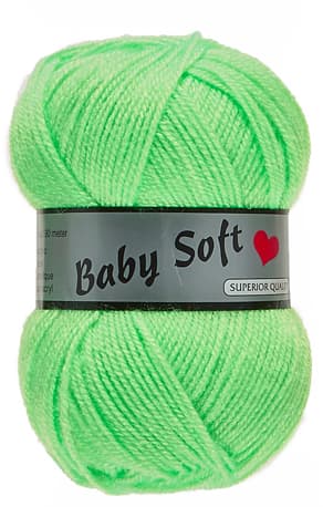 Baby Soft Garn Lammy -  Mjuk Baby Garn Fv 070 Ljus Grön
