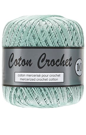 Merceriserat Bomullsgarn Coton Crochet Lammy Yarn Fv 074 Mint