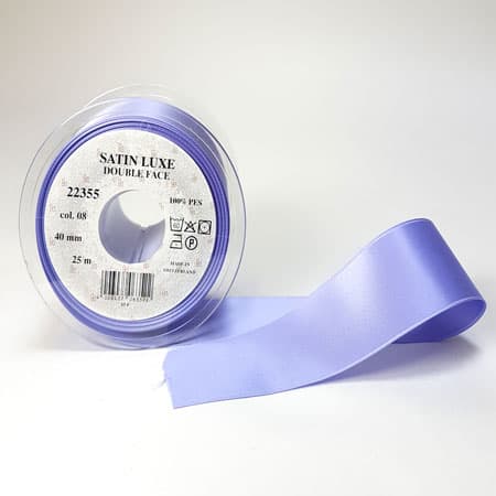 Satinband/Silkesband - Lavendel satinband - nr 08. 10 mm