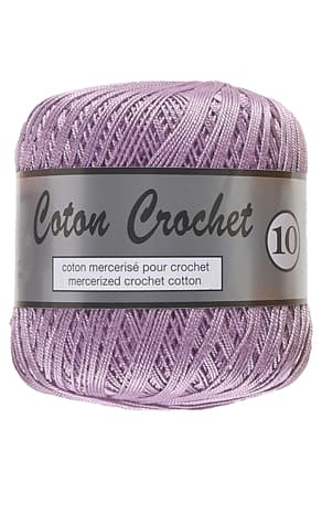 Merceriserat Bomullsgarn Coton Crochet Lammy Yarn Fv 082 Lila