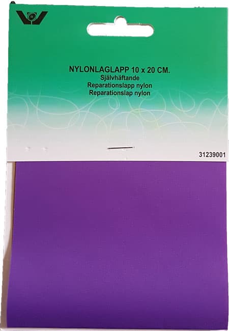 Reparationslapp Självhäftande Nylon 10 x 20 cm - Lila
