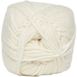 Hjertegarn Merino Cotton - fv 100 Råvit