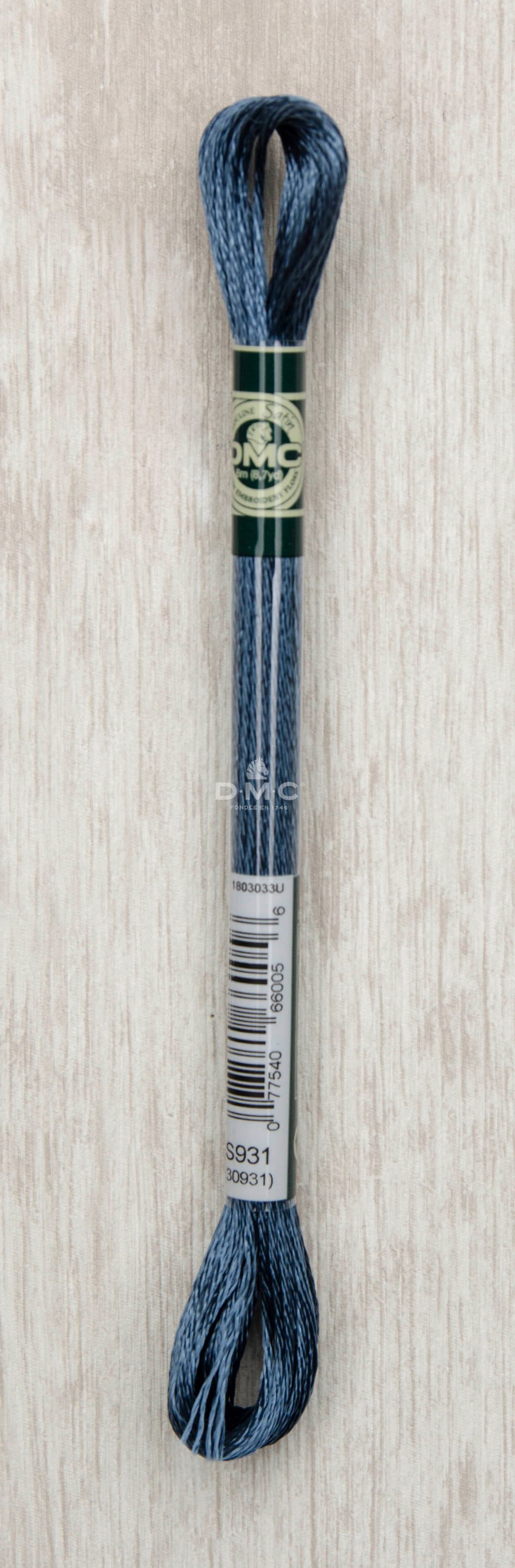 Dmc Mouliné Satin Floss Broderigarn Färg S931
