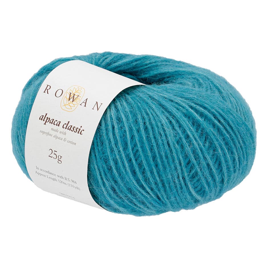 Rowan Alpaca Classic fv 107 Påfägel