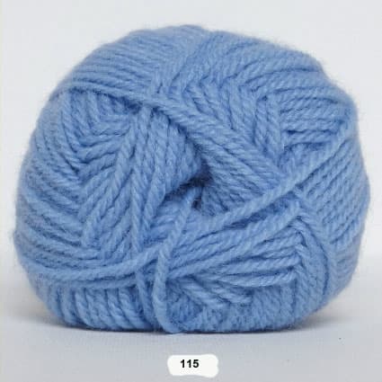Akrylgarn - Jette Akrylgarn Hjertegarn  - 115 Ljus Blå