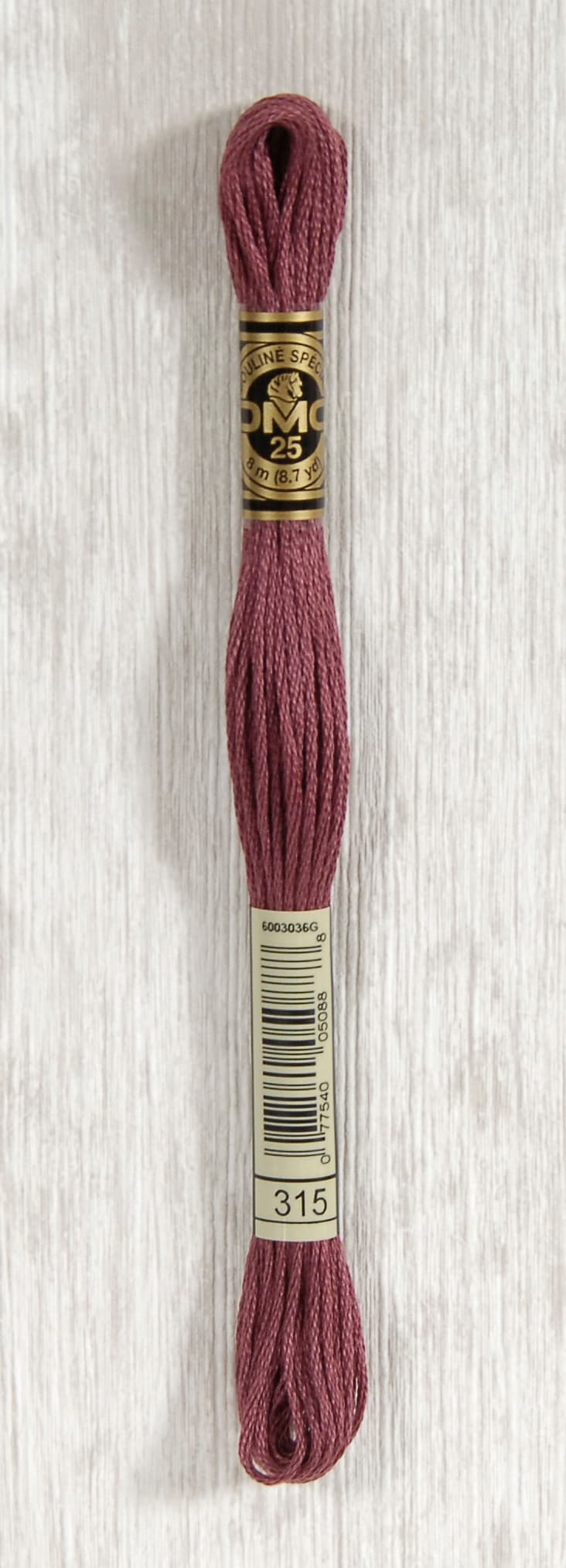 DMC Mouliné Spécial 25 Broderigarn - Färg 315